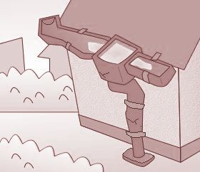 雨どいの補修と点検 ホームセンター ビバホーム Diyからリフォームまで暮らしをもっと快適に