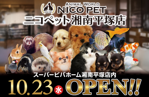ニコペット湘南平塚店オープン